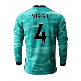 Fußballtrikots Liverpool Virgil van Dijk 4 Auswärtstrikot 2020-2021 Langarm